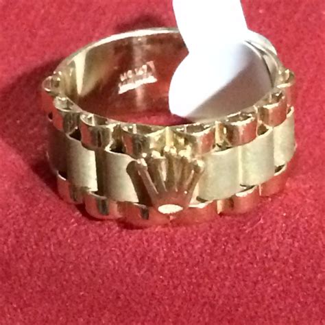 anillo rolex oro 14k precio|Anillo Tejido Rolex Para Dama Oro 14 K Envio Incluido.